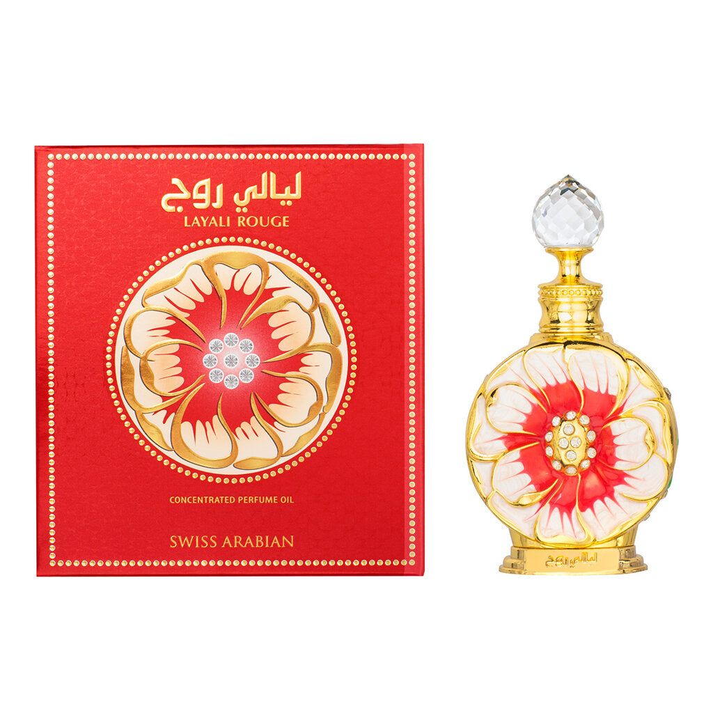 Swiss Arabian Layali Rouge Huile Parfumée Femme 15 ml