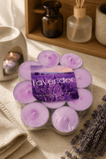 Velas de té de lavanda