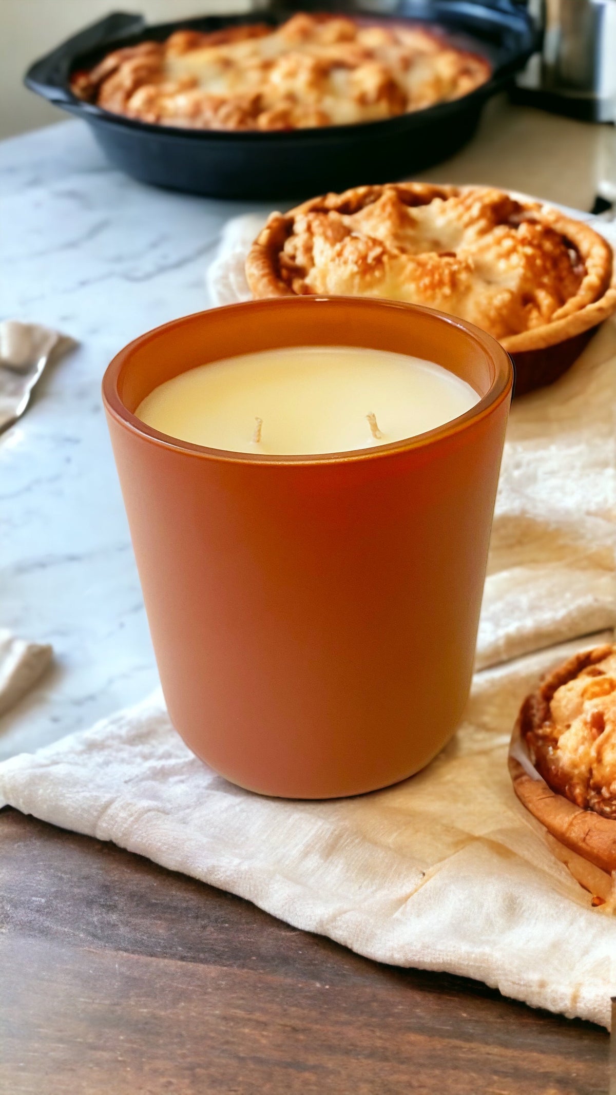Warm Apple Pie Soy Wax Candle